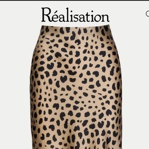 Realisation Leopard Skirt